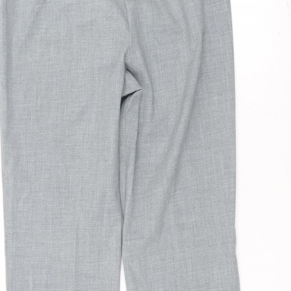 Womens UK Size 10 Marks and Spencer Regular Fit  Grey Trousers