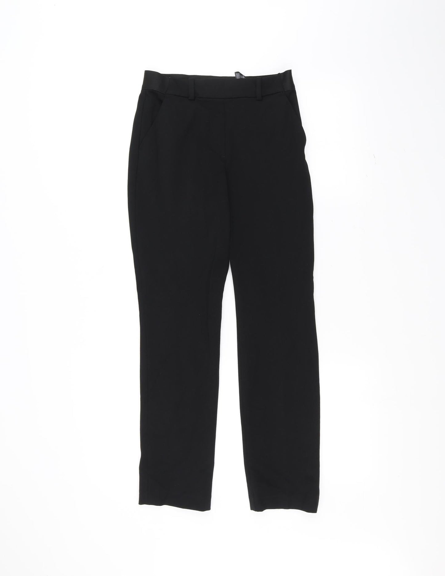 Womens UK Size 6 H&M Regular Fit  Black Trousers