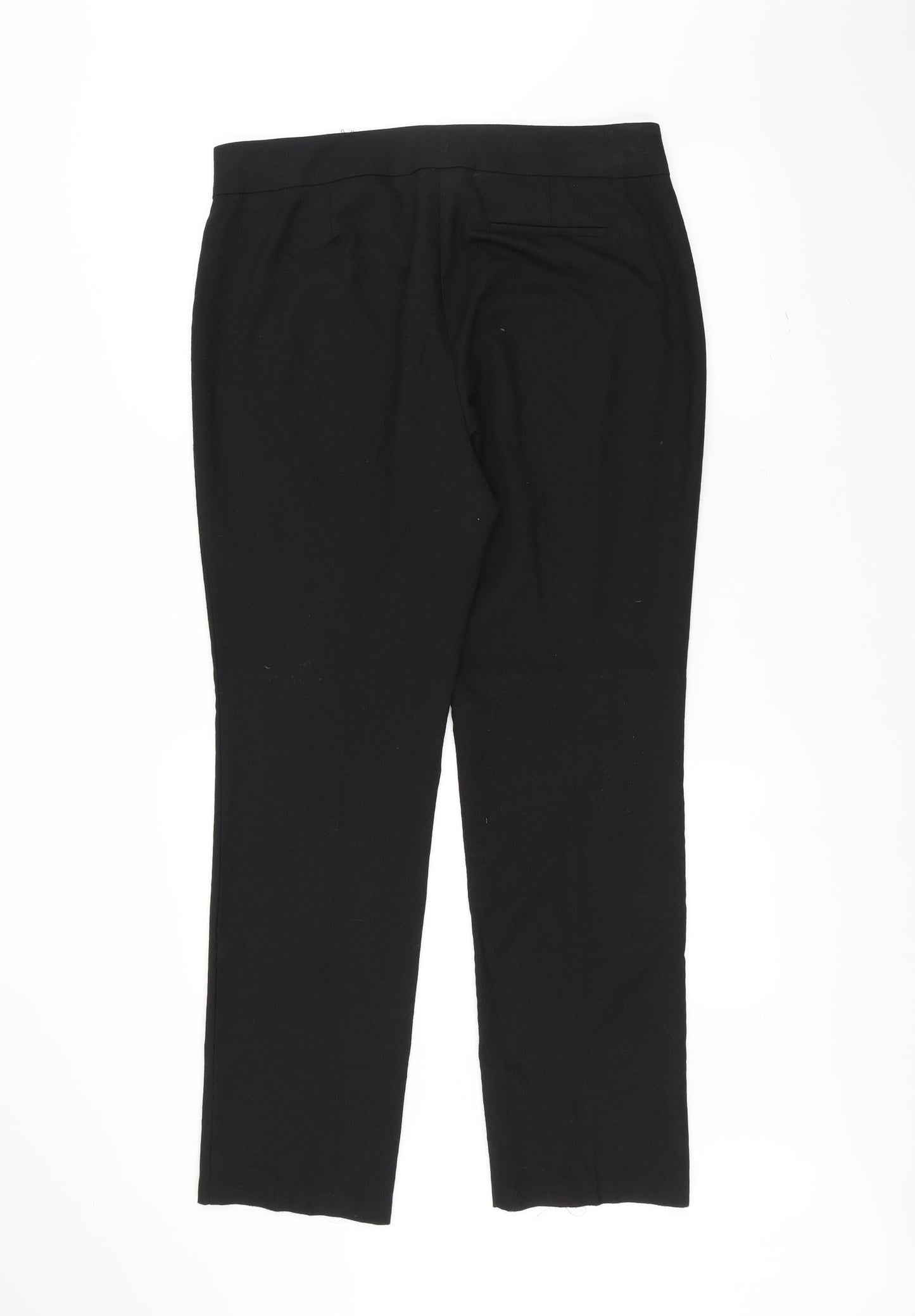 Womens UK Size 14 Marks and Spencer Regular Fit  Black Trousers