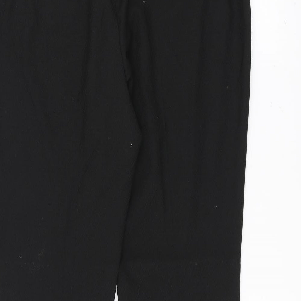 Womens UK Size 14 Marks and Spencer Regular Fit  Black Trousers