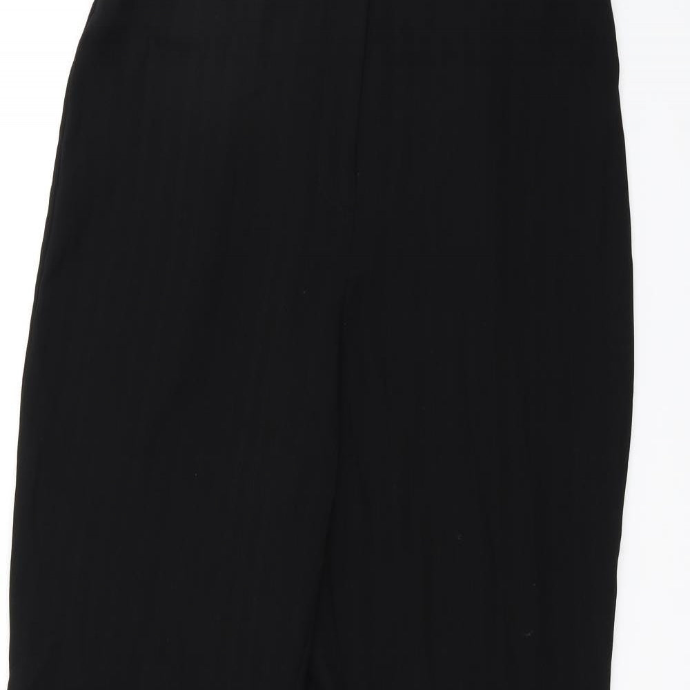 Womens UK Size 12 Marks and Spencer Regular Fit  Black Trousers