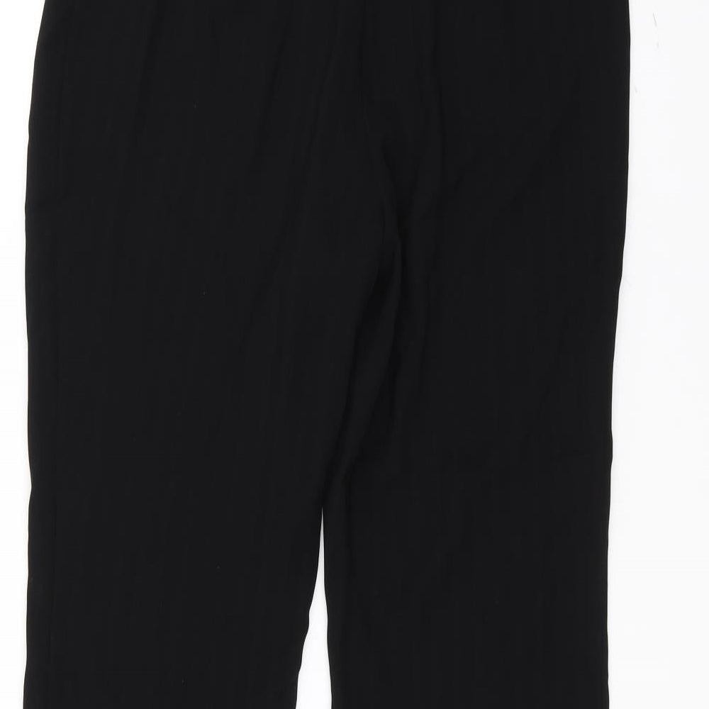Womens UK Size 12 Marks and Spencer Regular Fit  Black Trousers