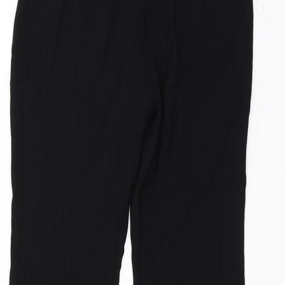 Womens UK Size 12 Marks and Spencer Regular Fit  Black Trousers