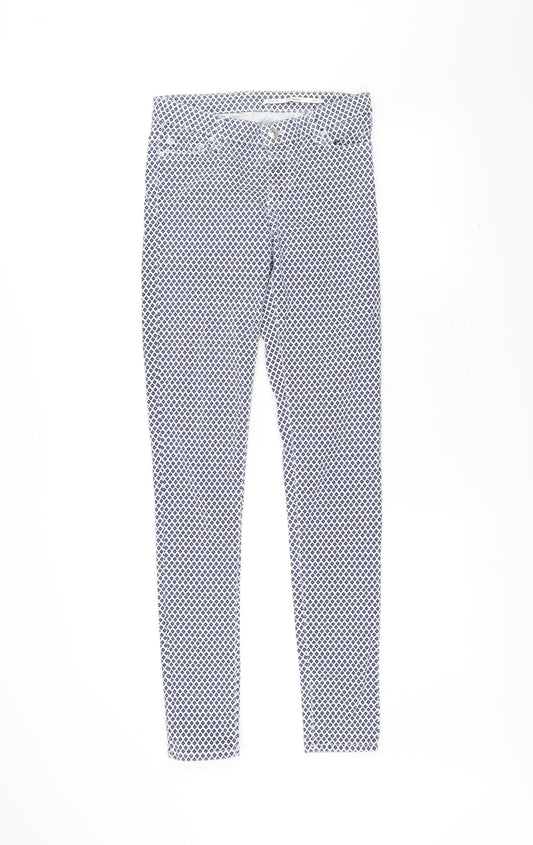 Zara Womens White   Skinny Jeans Size 6 L29 in