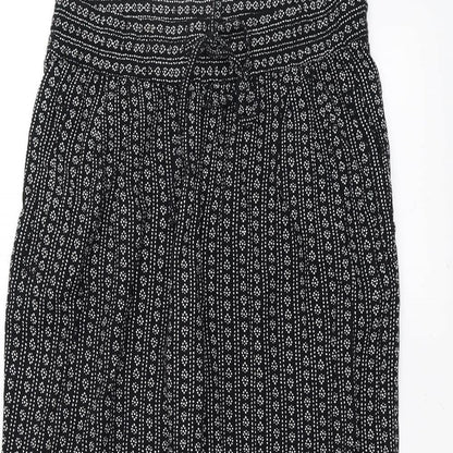 Womens UK Size 10 Marks and Spencer Regular Fit  Black Trousers