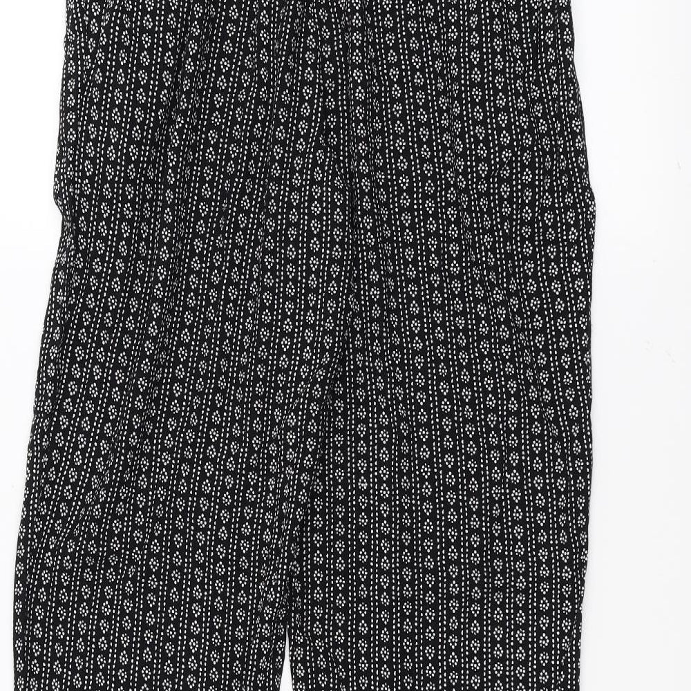 Womens UK Size 10 Marks and Spencer Regular Fit  Black Trousers