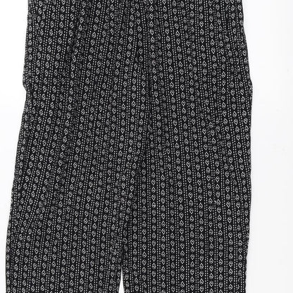 Womens UK Size 10 Marks and Spencer Regular Fit  Black Trousers