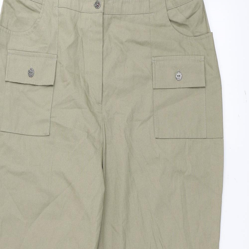 Womens UK Size 18 For Women Regular Fit  Green Trousers