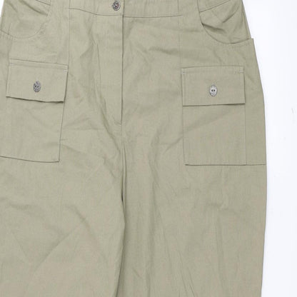 Womens UK Size 18 For Women Regular Fit  Green Trousers