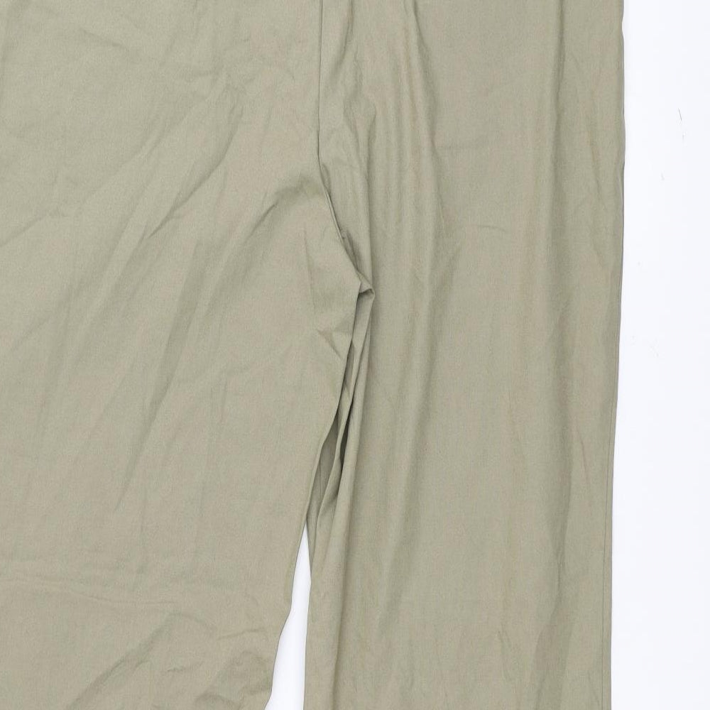 Womens UK Size 18 For Women Regular Fit  Green Trousers