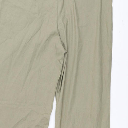 Womens UK Size 18 For Women Regular Fit  Green Trousers