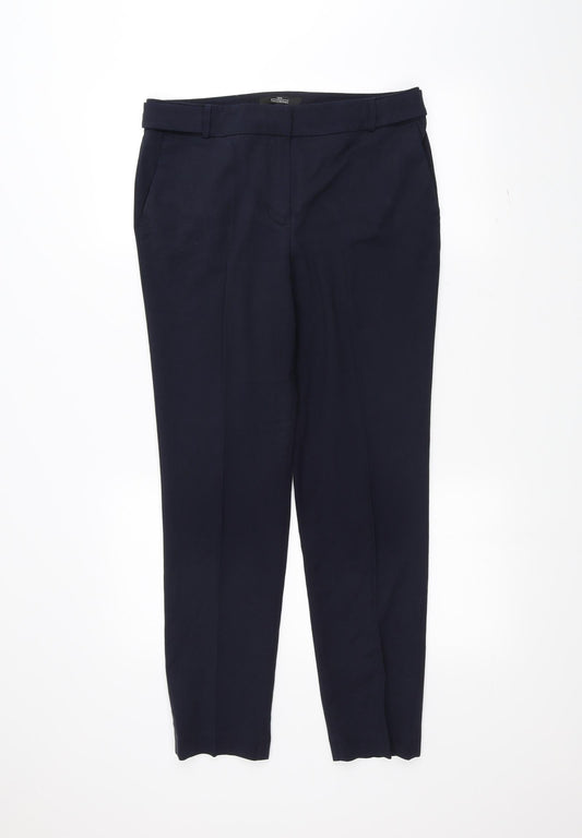 Womens UK Size 10 NEXT Regular Fit  Blue Trousers