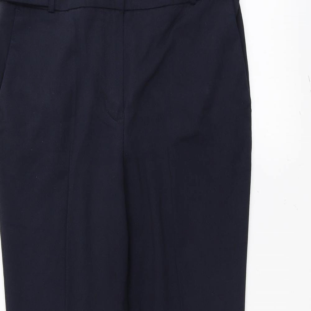 Womens UK Size 10 NEXT Regular Fit  Blue Trousers