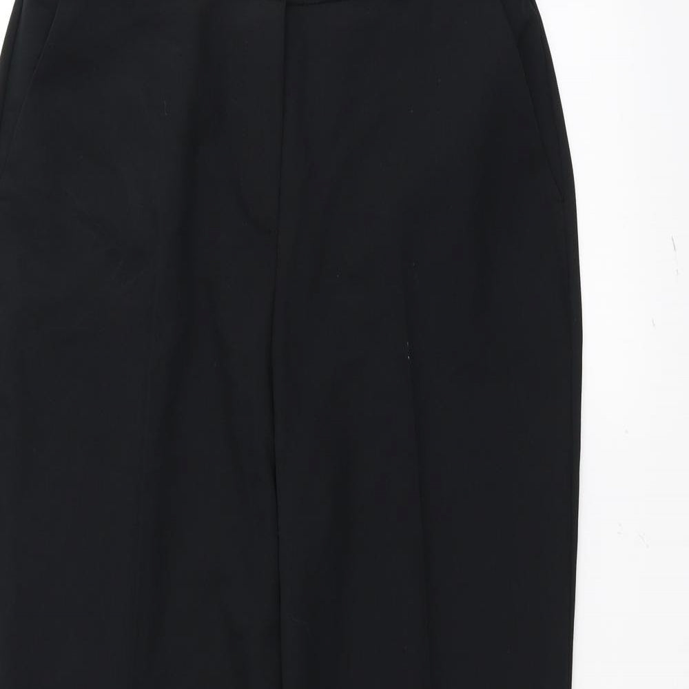 Womens UK Size 10 Miss Selfridge Regular Fit  Black Trousers
