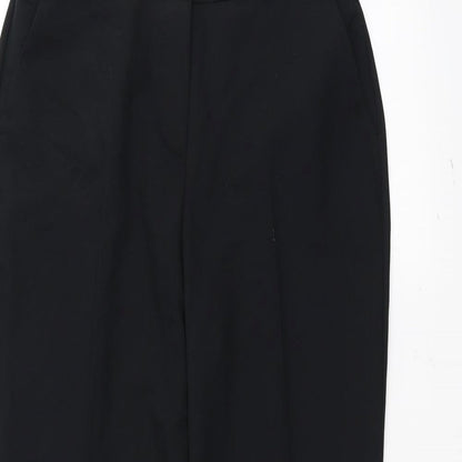 Womens UK Size 10 Miss Selfridge Regular Fit  Black Trousers