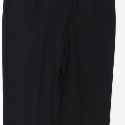 Womens UK Size 10 Miss Selfridge Regular Fit  Black Trousers