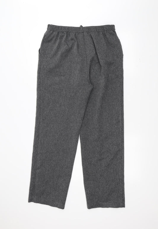 Womens UK Size 12 Marks and Spencer Regular Fit  Grey Trousers