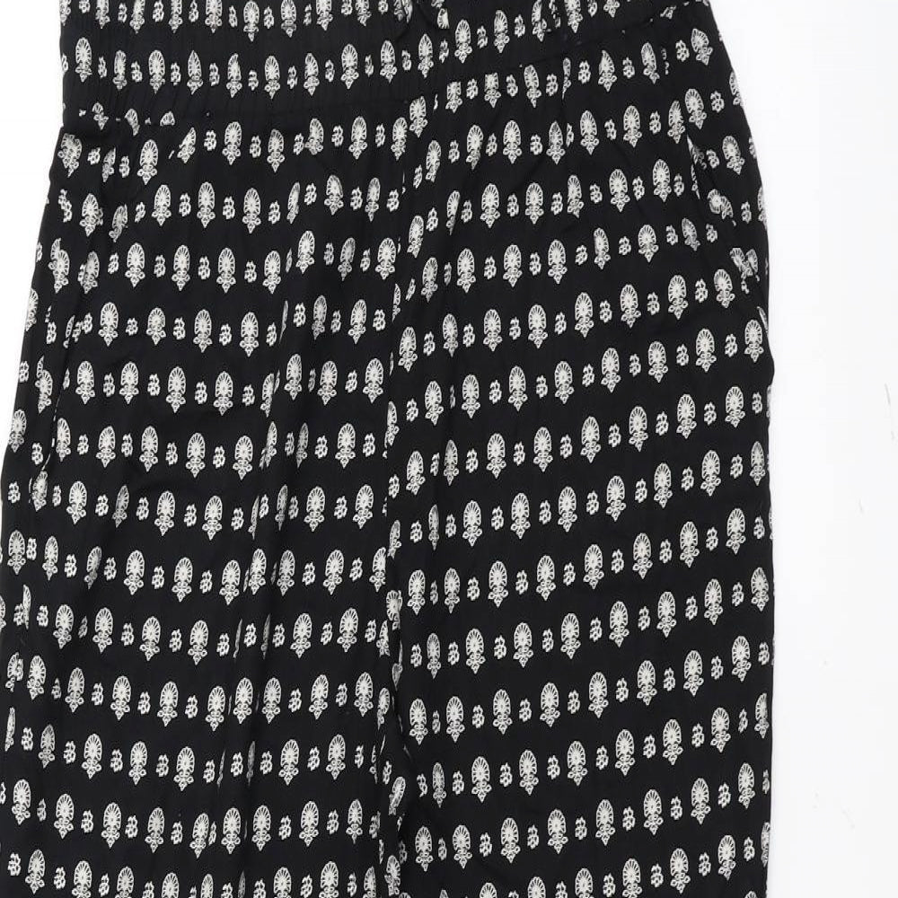 Womens UK Size 10 Marks and Spencer Regular Fit  Black Trousers