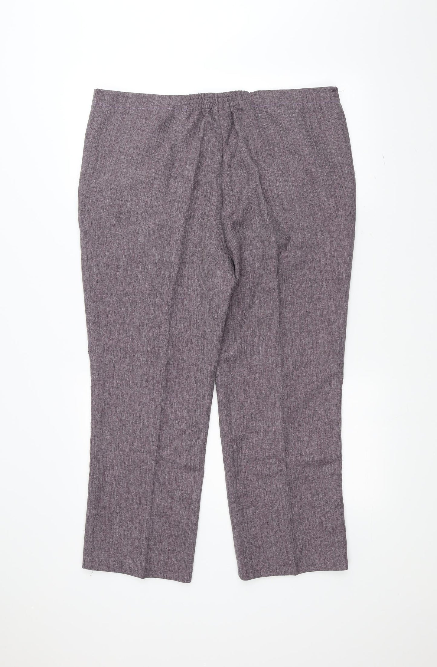 Womens UK Size 16 Damart Regular Fit  Purple Trousers