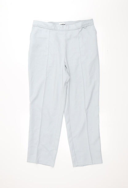 Womens UK Size 14 Marks and Spencer Regular Fit  Blue Trousers