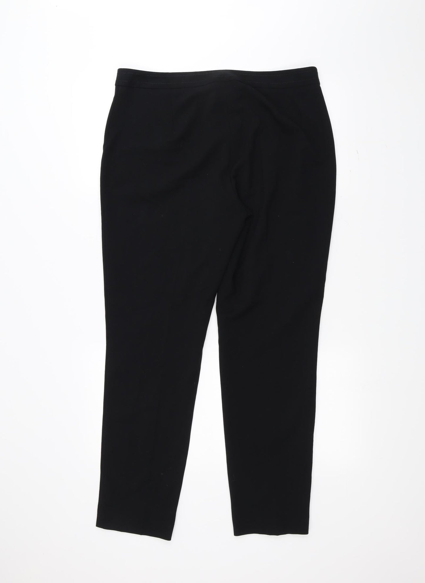 Womens UK Size 14 Marks and Spencer Regular Fit  Black Trousers