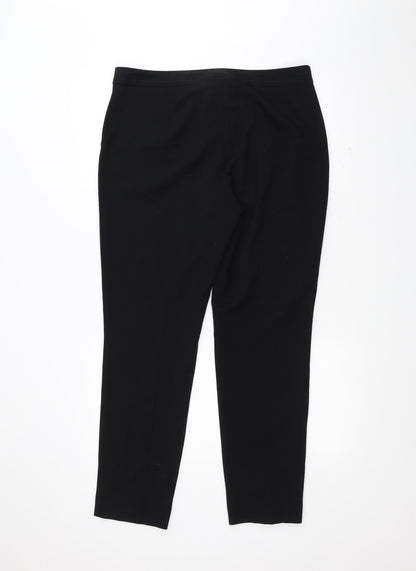 Womens UK Size 14 Marks and Spencer Regular Fit  Black Trousers