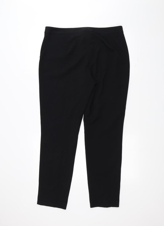 Womens UK Size 14 Marks and Spencer Regular Fit  Black Trousers