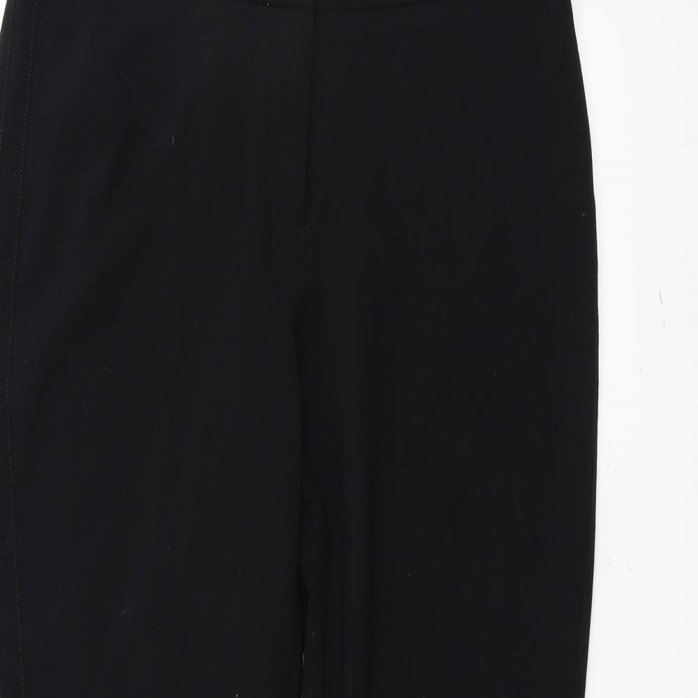 Womens UK Size 14 Marks and Spencer Regular Fit  Black Trousers