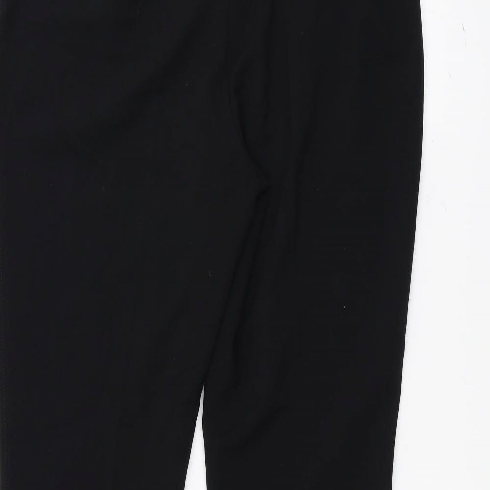 Womens UK Size 14 Marks and Spencer Regular Fit  Black Trousers