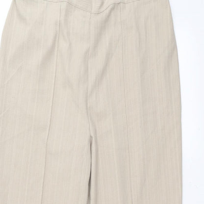 Womens UK Size 18 BM Regular Fit  White Trousers