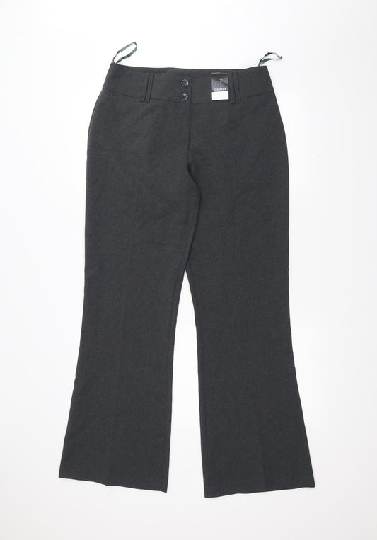 Womens UK Size 12 Papaya Regular Fit  Grey Trousers