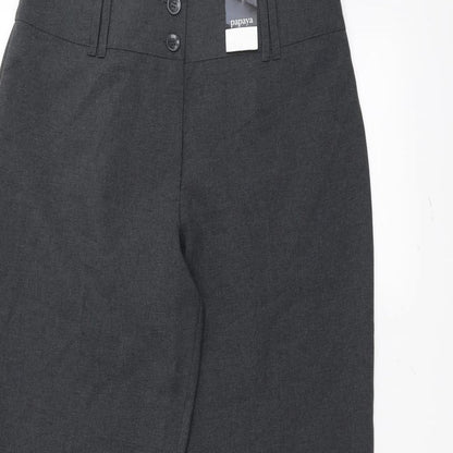 Womens UK Size 12 Papaya Regular Fit  Grey Trousers