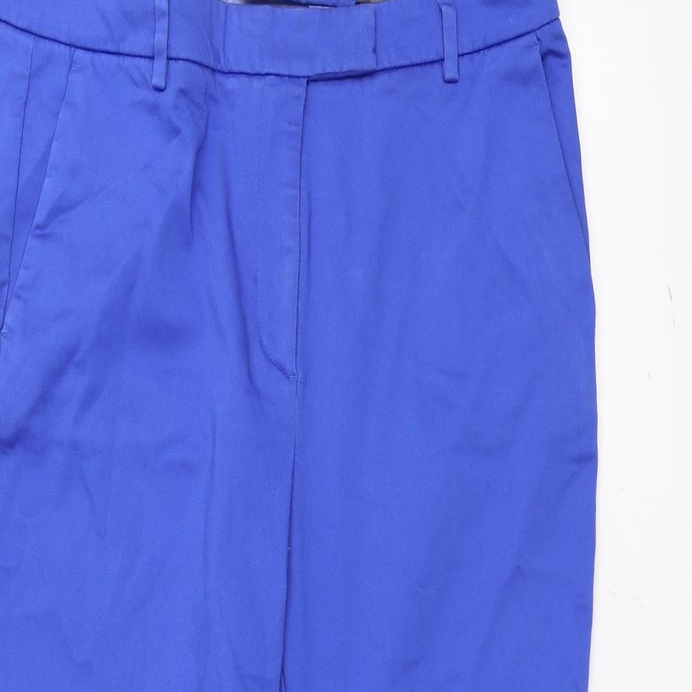 Womens UK Size 16 Marks and Spencer Regular Fit  Blue Trousers