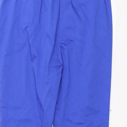 Womens UK Size 16 Marks and Spencer Regular Fit  Blue Trousers