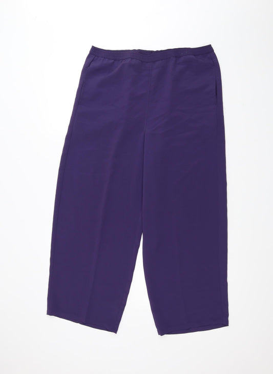 Soon Womens Purple   Trousers  Size 14 L26 in