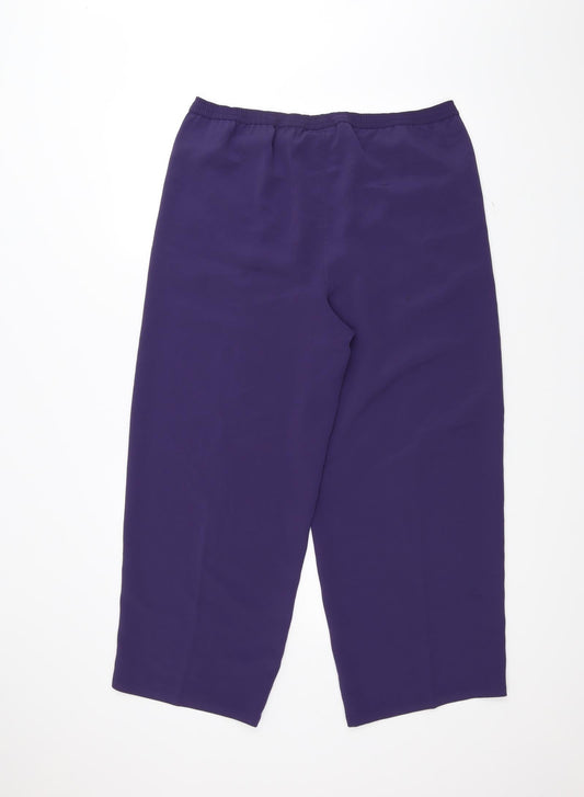 Soon Womens Purple   Trousers  Size 14 L26 in