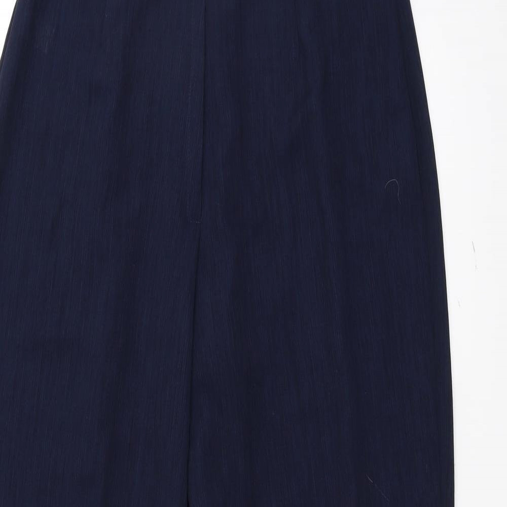 Womens UK Size 14 BHS Regular Fit  Blue Trousers