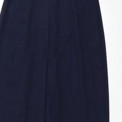 Womens UK Size 14 BHS Regular Fit  Blue Trousers