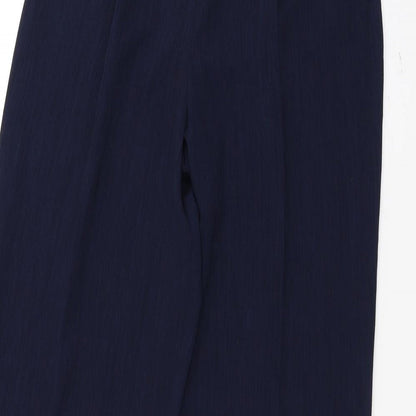 Womens UK Size 14 BHS Regular Fit  Blue Trousers