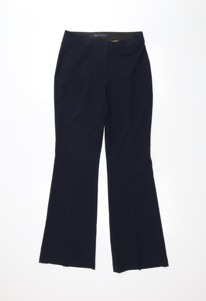 Womens UK Size 8 Marks and Spencer Regular Fit  Blue Trousers