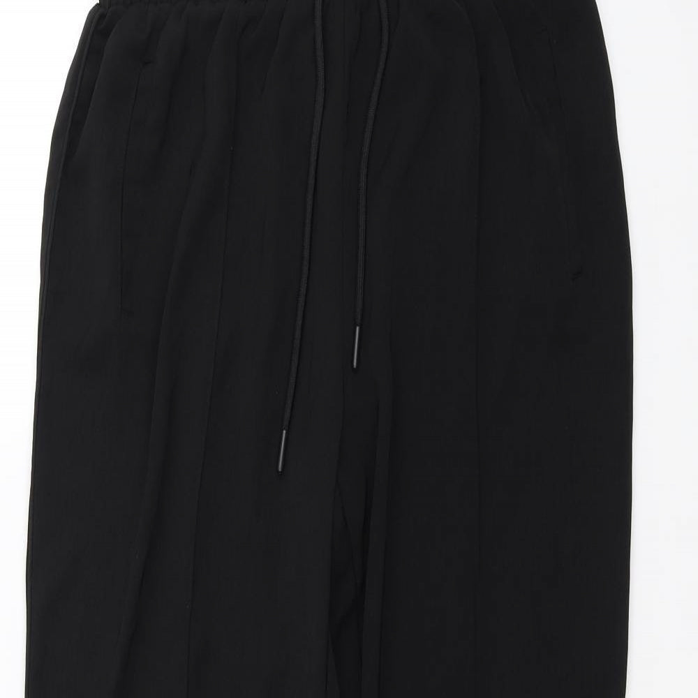 Boohoo Womens Black   Trousers  Size 10 L26 in