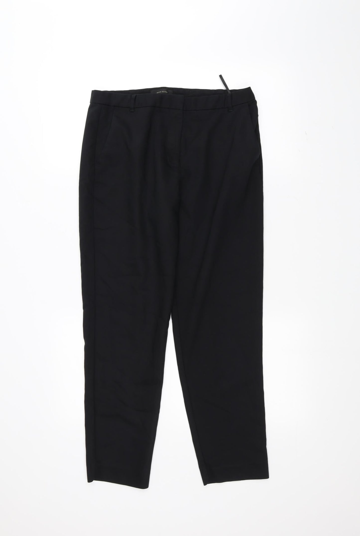 River Island Womens Black   Trousers  Size 10 L25 in