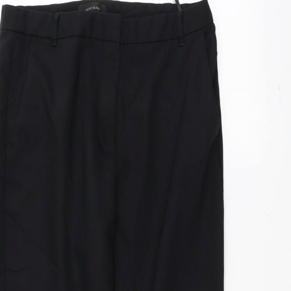 River Island Womens Black   Trousers  Size 10 L25 in