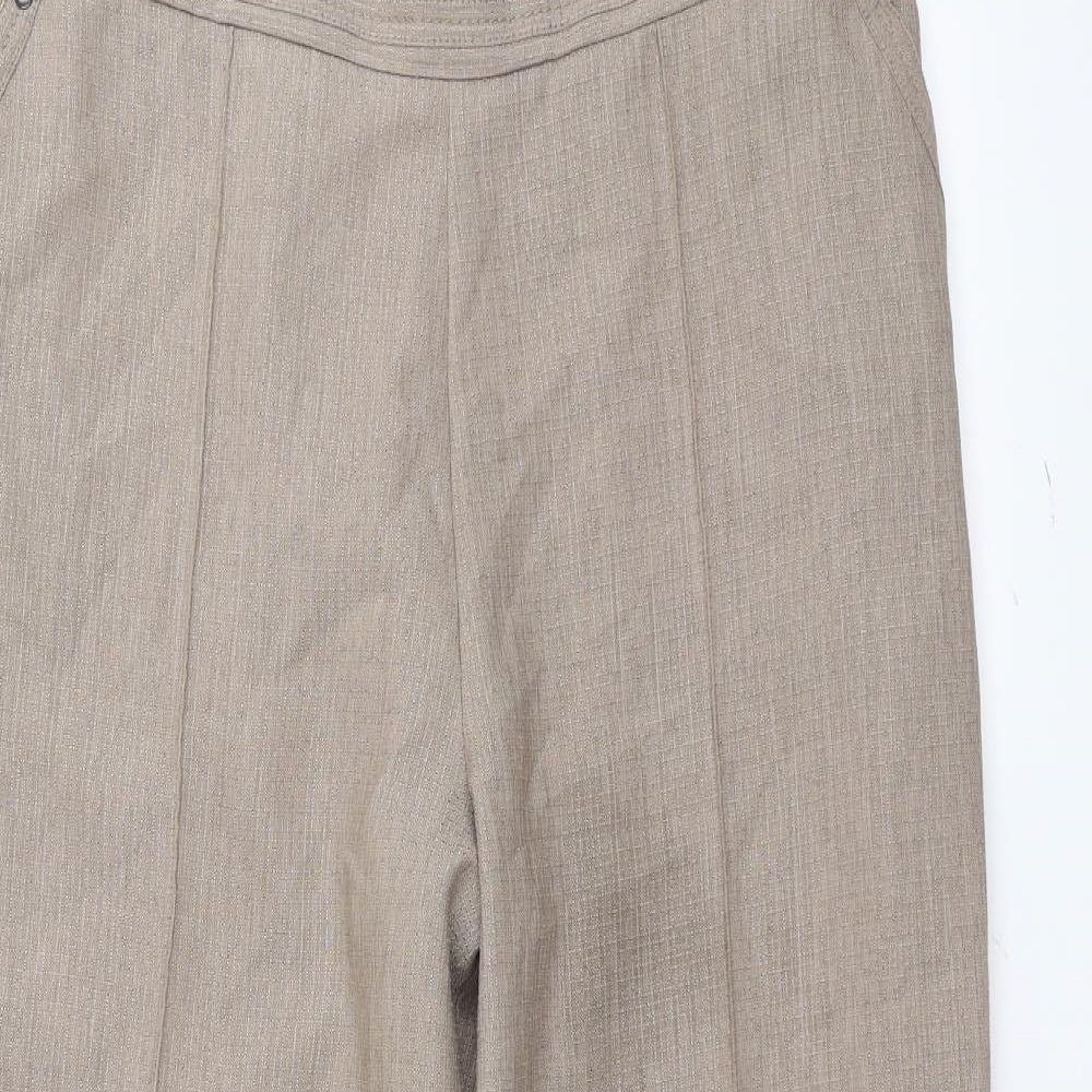 Womens UK Size 18 Marks and Spencer Regular Fit  Brown Trousers