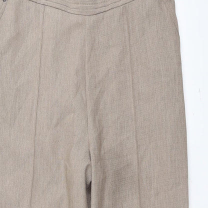 Womens UK Size 18 Marks and Spencer Regular Fit  Brown Trousers
