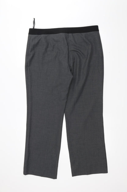 F&F Womens Grey   Trousers  Size 14 L27 in