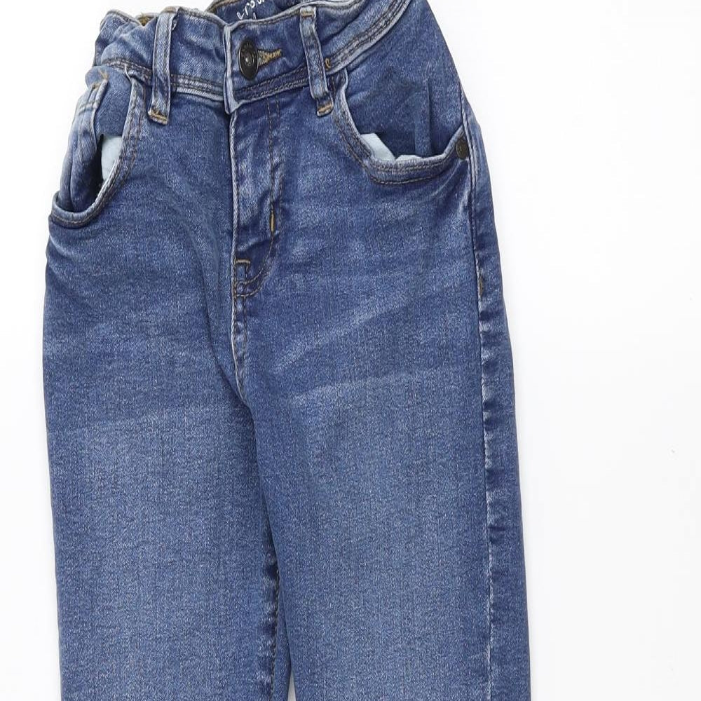 DENIMCO Girls Blue   Straight Jeans Size 6-7 Years