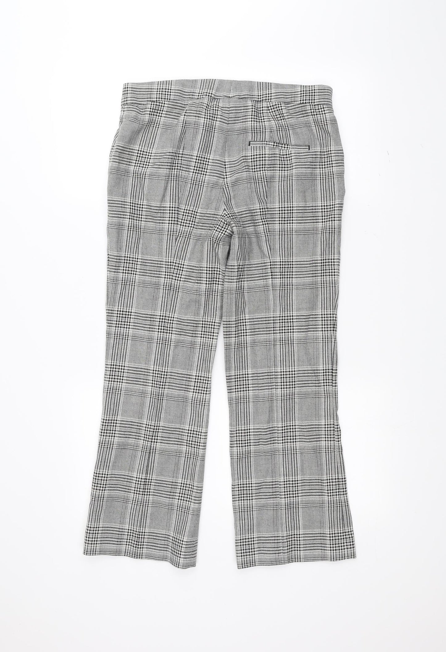 Womens UK Size M Zara Regular Fit  White Trousers