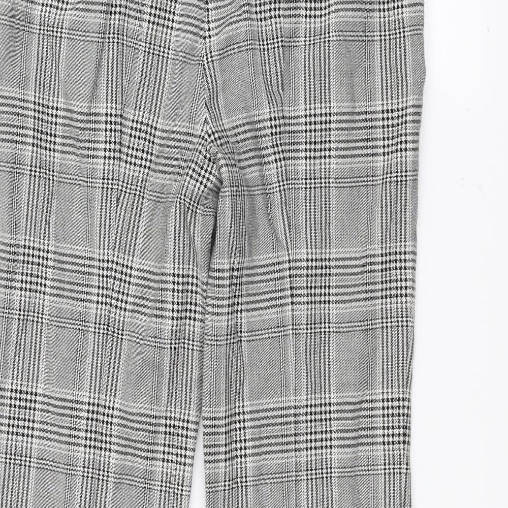 Womens UK Size M Zara Regular Fit  White Trousers