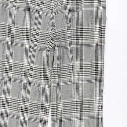 Womens UK Size M Zara Regular Fit  White Trousers